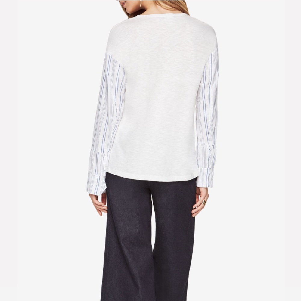 Bcbgeneration Stripped Long Sleeve Blouse! - image 2